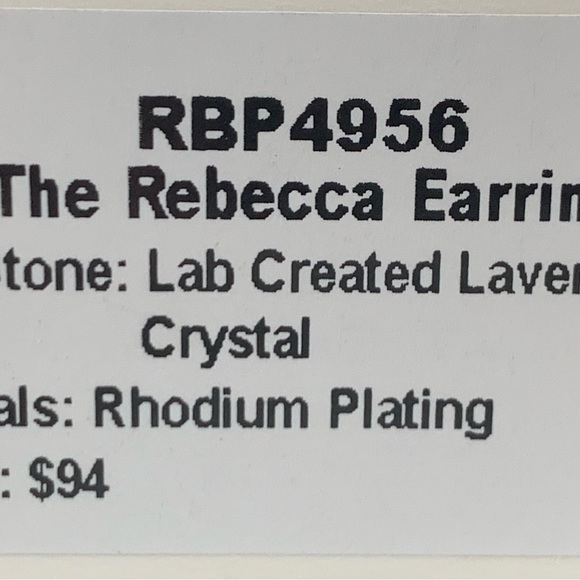 The Rebecca Earrings RBP4956 - Picture 4 of 4